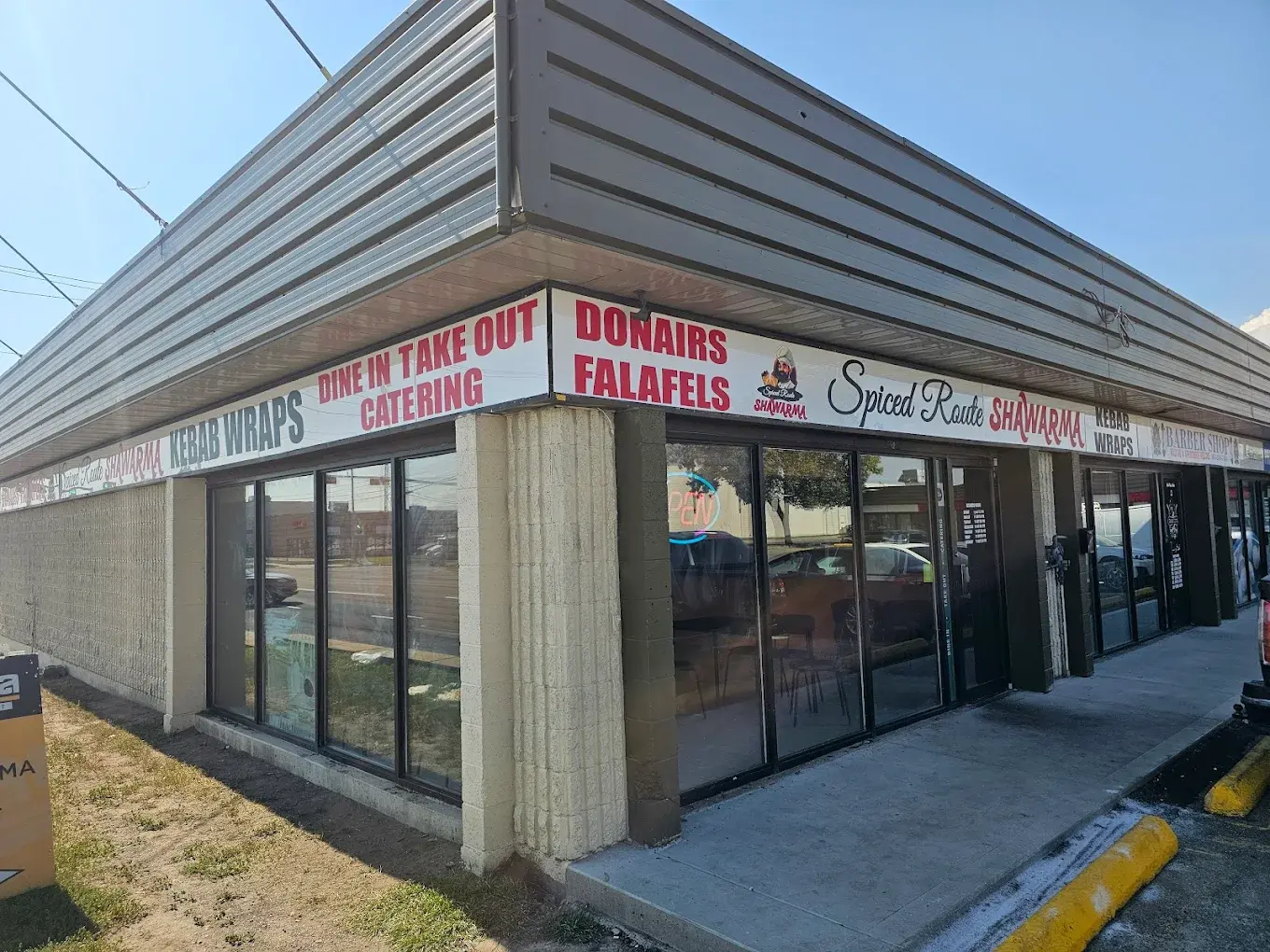 Spiced Route Shawarma restaurant in Calgary, AB