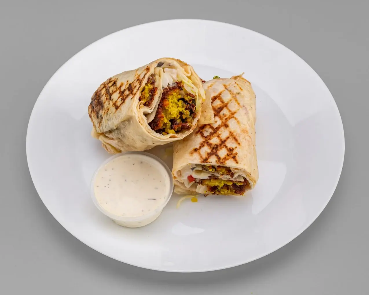 Falafel Wrap at Spiced Route Shawarma Calgary