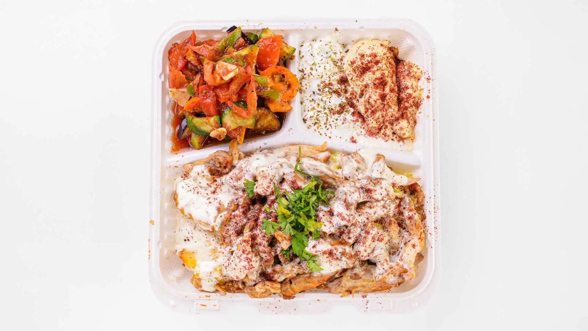 Delicious Shawarma Platter at Spiced Route Shawarma in Calgary, AB